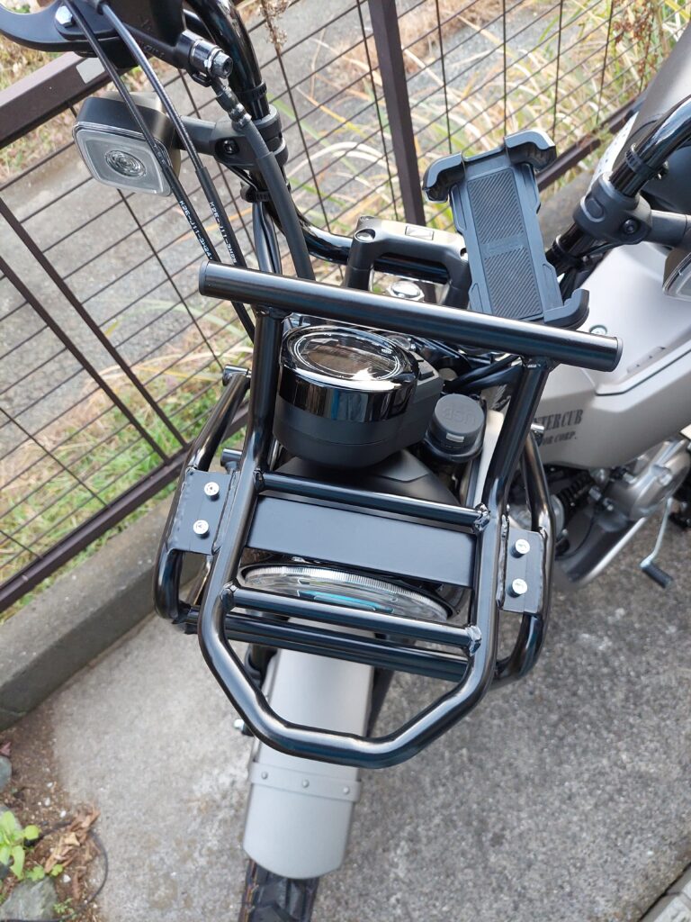 ハンターカブ CT125 極太センターキャリア・フロントガード&キャリア 3 